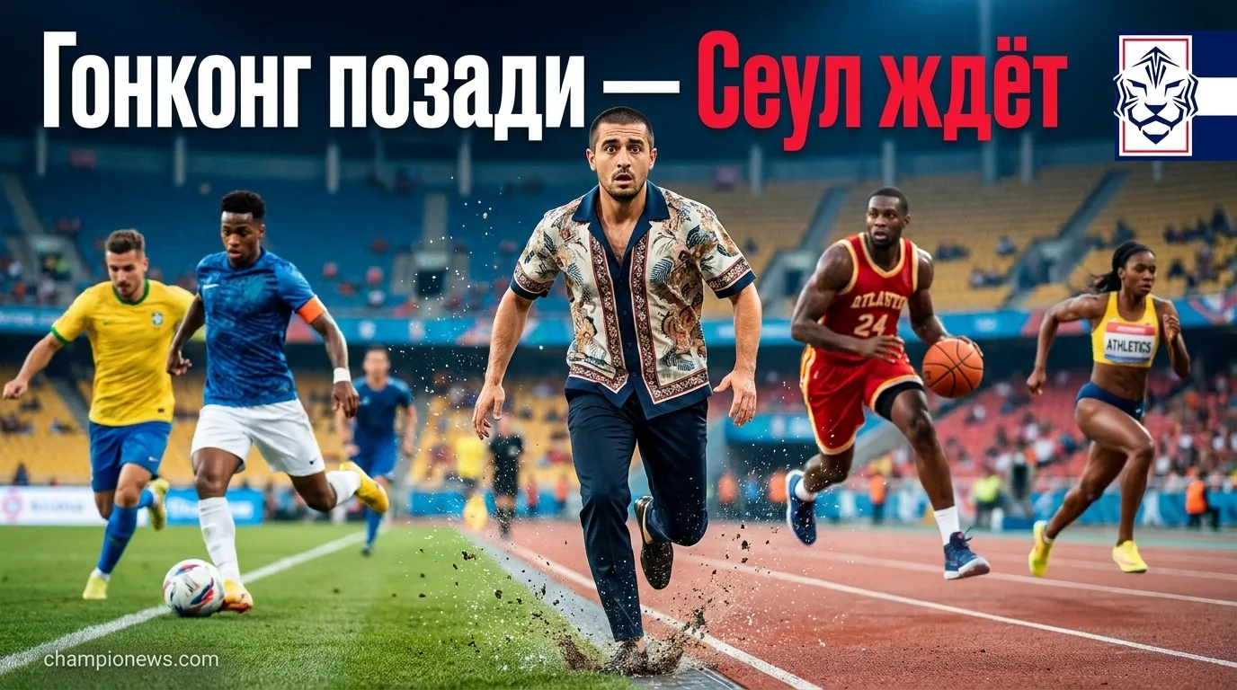 Мужская сборная тренировалась в Гонконге в понедельник перед двумя матчами в Сеуле