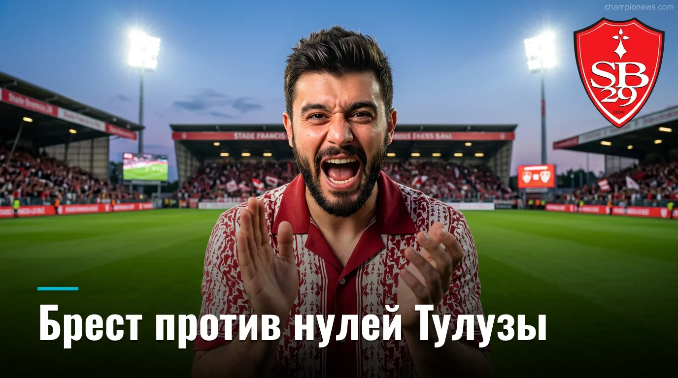 Брест против Тулузы: хозяева в фаворитах, но форма гостей — ноль из пяти. Прогноз на 29 августа