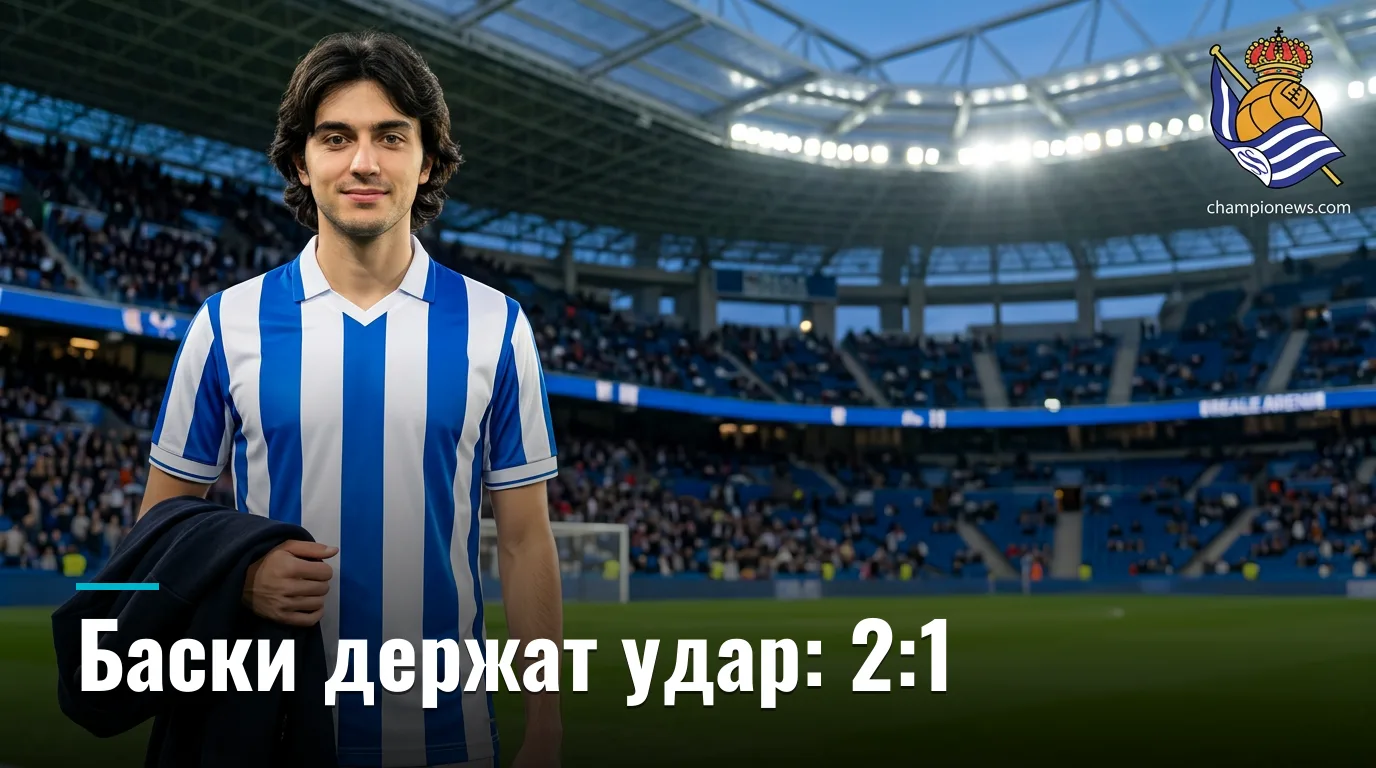 Реал Сосьедад 2:1 Эспаньол — баски выдерживают давление в третьем туре Ла Лиги