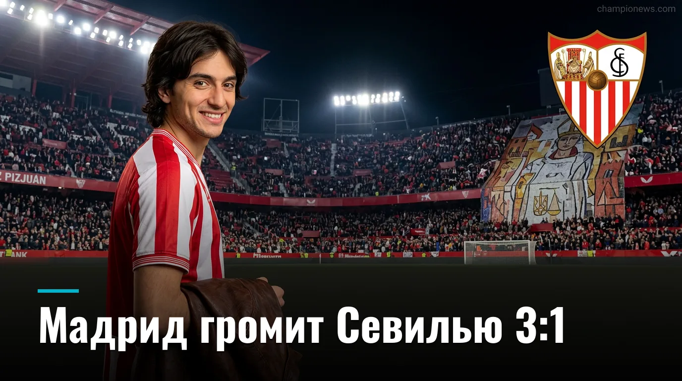 Севилья 1:3 Атлетико Мадрид — матч-обзор, 3-й тур Ла Лиги 2026/27