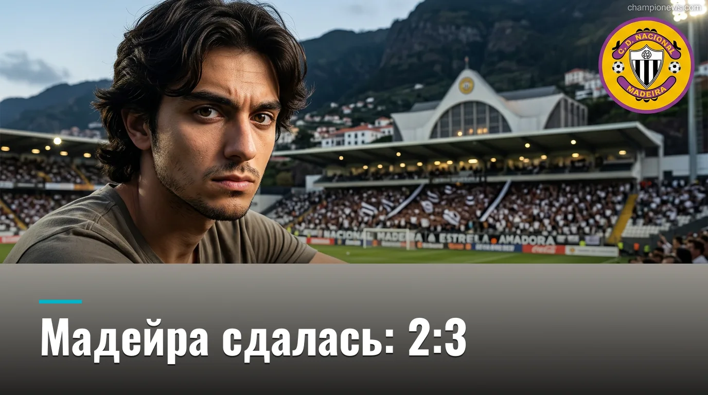 Насьонал проиграл дома 2:3 — Эштрела Амадора берёт три очка на Мадейре