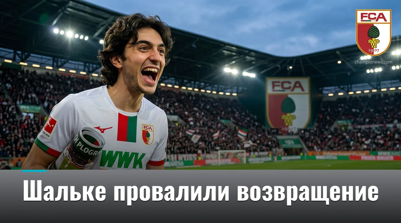 Аугсбург разгромил Шальке 04 со счётом 3:0 в первом туре Бундеслиги