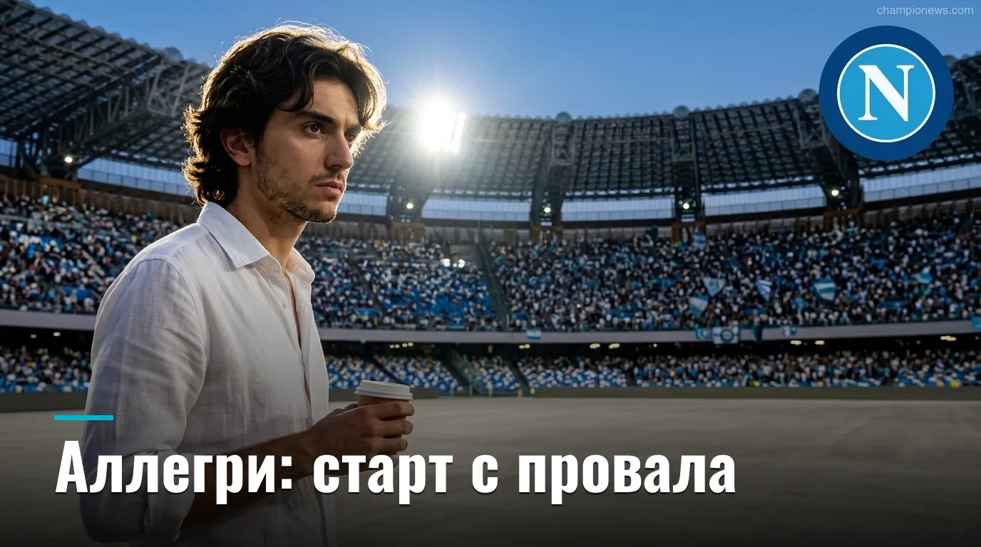 Наполи 1:2 Комо — Аллегри начинает с поражения на Стадио Диего Армандо Марадона