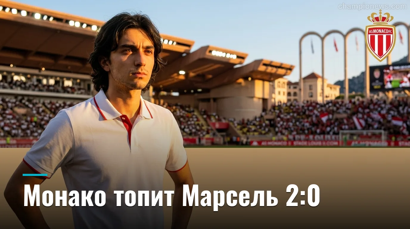 Монако — Марсель 2:0: гости приехали без защиты и без шансов