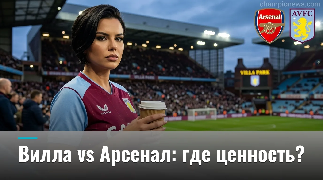 Астон Вилла — Арсенал: где рынок ошибается и где искать ценность на Вилла Парк