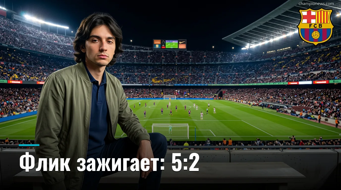 Барселона 5:2 Райо Вальекано — шесть голов и вечер Родри на Камп Ноу