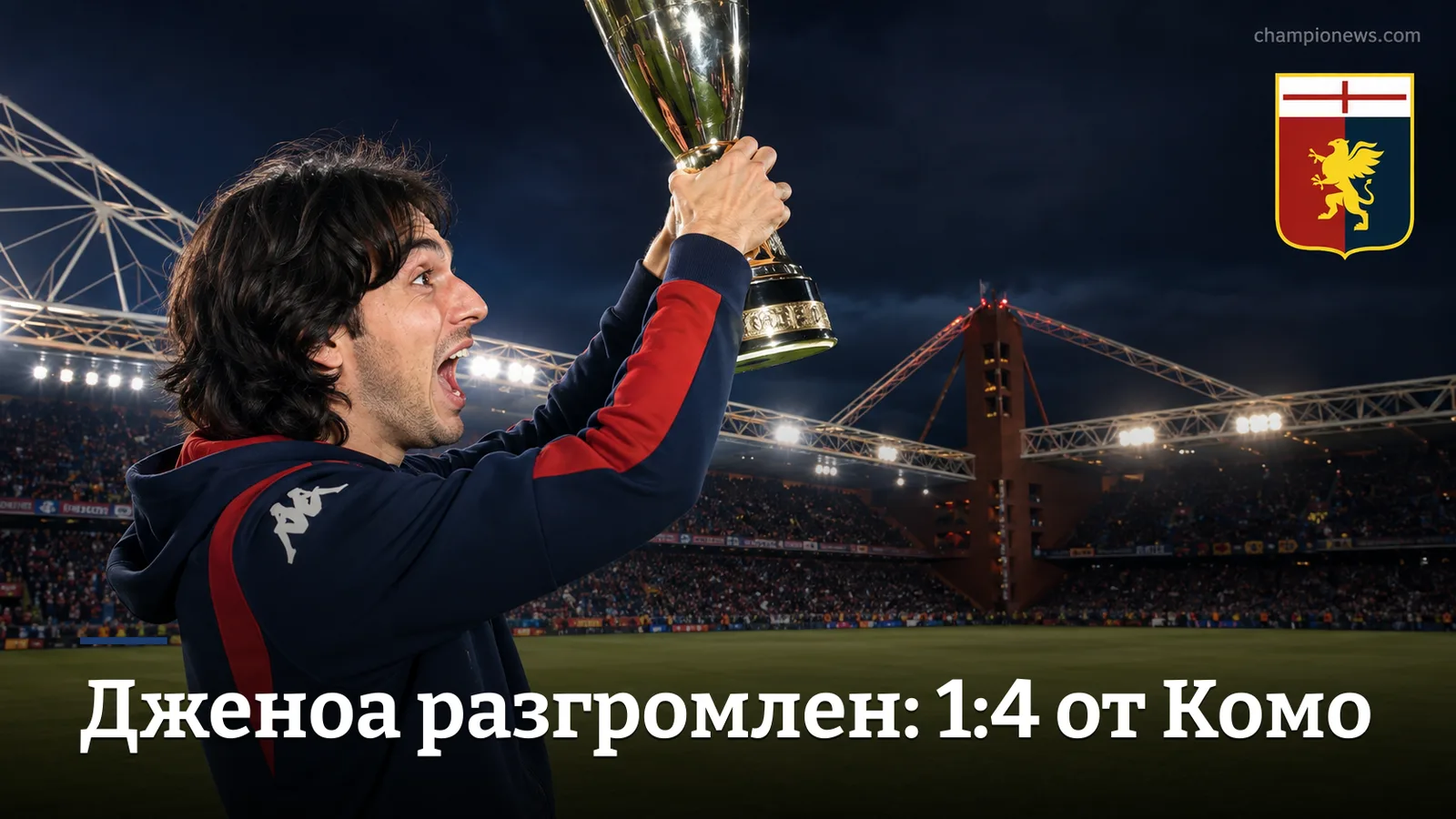 Дженоа разваливается на «Луиджи Феррарис»: Комо берёт разгромные 4:1