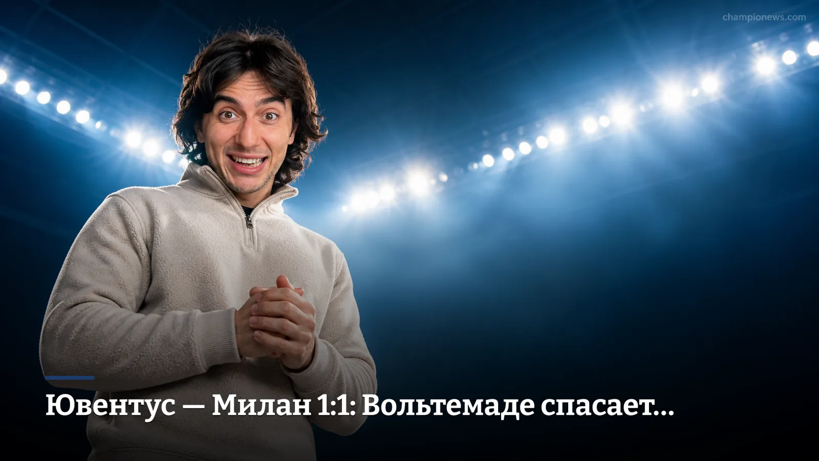 Ювентус — Милан 1:1: Вольтемаде спасает хозяев в матче двух перестроенных команд