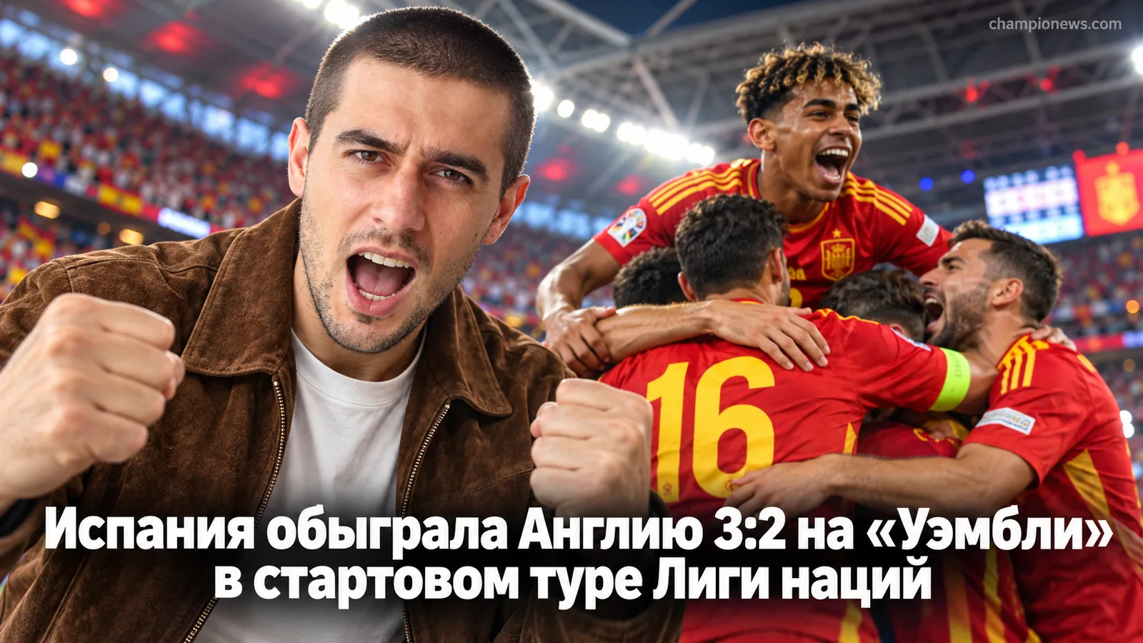 Испания обыграла Англию 3:2 на «Уэмбли» в стартовом туре Лиги наций